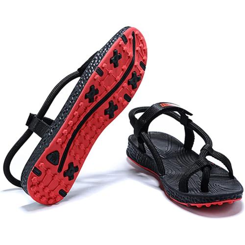 WJFGGXHK Men's Golf Sandals Adjustable Spikeless Golf Shoes Non-Slip Golfers Sport Sandal