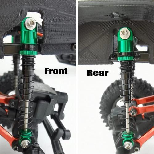 RCLIONS 1/24th RC Shocks 48mm Adjustable Absorber Damper for All 1:24 Axial SCX24 Deadbolt JLU Gladiator Dodge Base Camp Bronco RC Crawler Car Upgrades