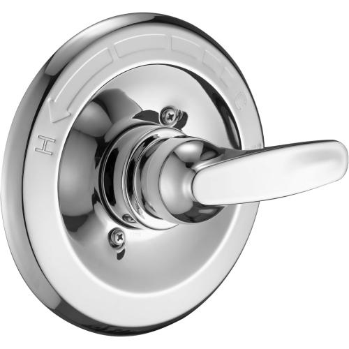 Shower Trim Kit Replacement for 13/14 Series, Shower Cover Plate with Handle (Valve& Catridge Not Inclued), Chrome