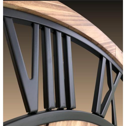 Practical Wooden Farmhouse Wall Clock, Artificial Clock, Suitable for Living Room, Office and Home Decoration(Roman Numeral)