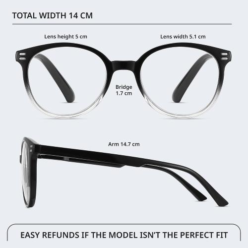 GIBLOGO Reading Glasses for Women/Men Eye Glasses Blue Light Reading Glasses Cheaters Eyeglasses