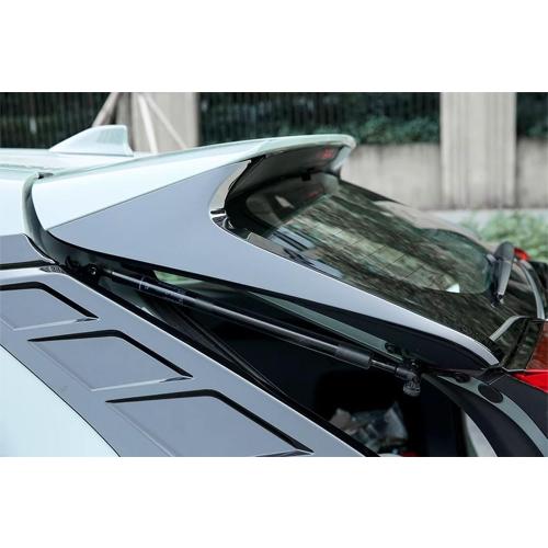 Car Accessories Compatible with Toyota RAV4 2025 2024 2023 2022 2021 2020 2019 Rear Spoiler Wing Side Cover Window Sill Pillar Frame Molding Trims ABS 2PCS(Glossy Black Style)