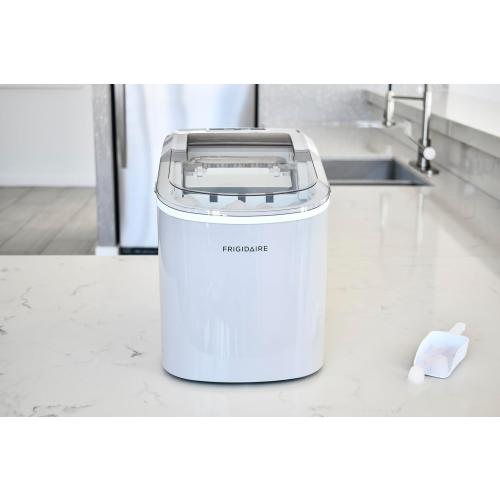 Frigidaire EFIC118-SILVER-KL Ice Maker Machine, Compact Countertop, Silver