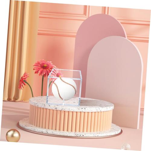 12Pcs Display Boxes for Baseball and Other Sports Balls Reusable Specimen Containers with Elegant Design for Home and Indoor Use for Memorabilia