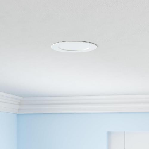 zouzai 12 Pack 4 Inch Ultra-Thin LED Recessed Ceiling Light with Junction Box, 5000K Daylight, 9W Eqv 80W, Dimmable Canless Wafer Downlight, 810LM High Brightness, ETL and Energy Star Certified