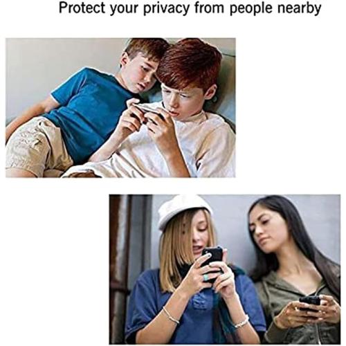 Ailun 2Pack Privacy Screen Protector Compatible for iPhone 14 Pro Max [6.7 inch]   2 Pack Camera Lens Protector, Anti Spy Private Tempered Glass Film, Case Friendly, [9H Hardness] - HD