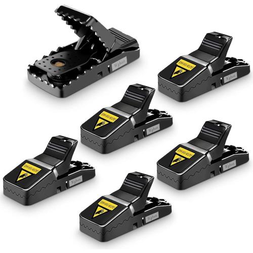 Mouse Trap, Mice Traps That Work Best Snap Traps for Small Mice and Mouse Outdoor Indoor Quick Kill and Reusable Mouse Traps 6 Pack