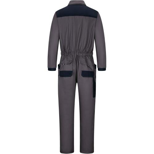 Size S..Men's Work Coveralls Multi Pockets Garage Work Jumpsuit Zip Coverall One Piece Workwear Mechanic Overalls