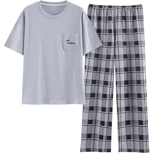 Big Teens Girl XL Pajama Set 2 Pcs Short Sleeve Cartoon Tee Top and Pants Sleepwear Loungewear Set