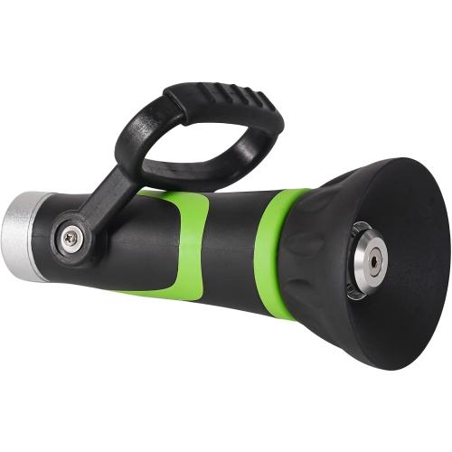 GREEN MOUNT GSFNG98 Garden Hose Nozzle, Fireman's Hose Heavy Duty Nozzle, Premium Constructed Sprayer with Ergonomic Handle for Arthritis