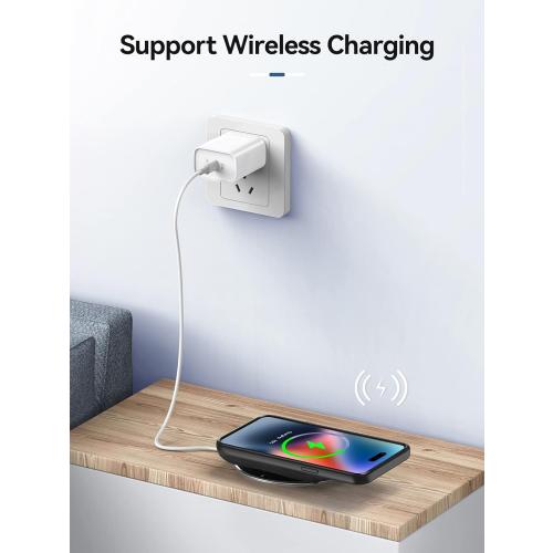 NEWDERY Battery Case for iPhone 14 Pro Max,14 Plus 10000mAh,Qi Wireless Charging,Wired Headset,Sync-Data Supported, Rechargeable Charger Cover for iPhone 14/13/12 Pro Max/14 Plus Black