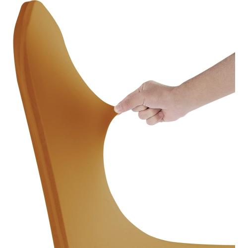 SUPERO Waterproof Spandex Chair Cover  6PCS, Stretch Dining Chair Covers, Polyester Outdoor Chair Covers, Protector Stretch Chair Cover for Party Universal, Banquet, Wedding Event, Hotel(Gold)