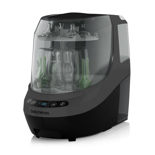 Baby Brezza Bottle Washer Pro - Baby Bottle Washer, Sterilizer   Dryer - All in One Machine Cleans Baby Essentials, Bottles   Pump Parts – Appliance Replaces Bottle Brushes & Drying Racks, Charcoal