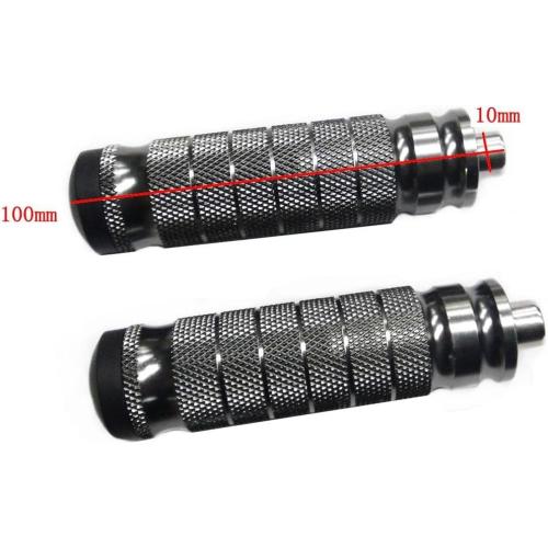 1 Pair of Motorcycle Footrest CNC Aluminum Pedal and Pedal for Modified Motorcycle (Color : 8)