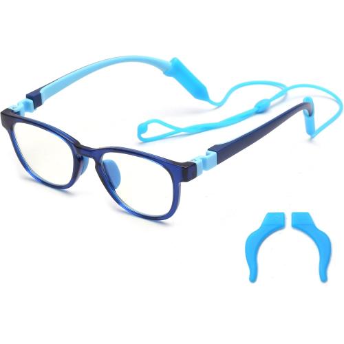 JM Kids Blue Light Glasses, Computer Gaming Grasses for Girls Boys Age 3-10, Anti Blue Ray TR90 Eyeglasses