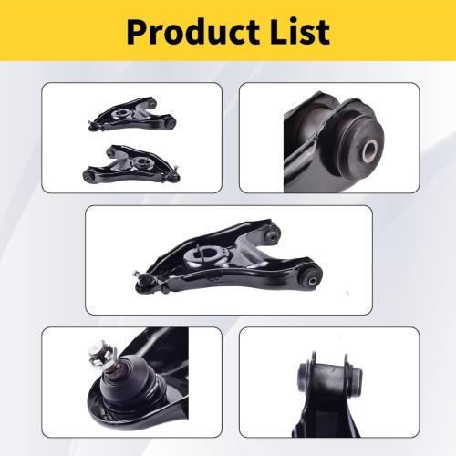 Front Lower Control Arm Compatible with Ford F-150 RWD 1997-2004 F-250 1997-1999 Lincoln RWD Models 1999-2002 K620055 K620056