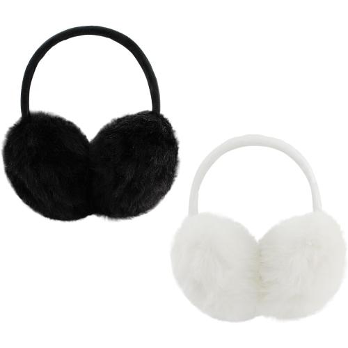 POXIMI Women Winter Earmuffs Girl Ski Adjustable Ear Covers for Cute Bow Ear Warmer Outdoor Earmuff Fleece Lining