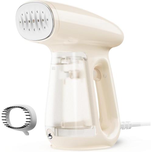 Bear Steamer for Clothes, Handheld Clothes Steamer,1300W Strong Power Garment Steamer with 230ml Tank,Fast Heat-up, Auto-Off, Steam Iron Fabric Wrinkle Remover with Brush for Home and Travel
