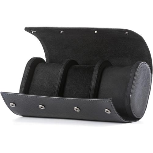 BOSHKU Color Black Watch Storage Box Portable Travel Multi-Position Watch Storage Bag Mechanical Watch Packaging Box Watch Bag