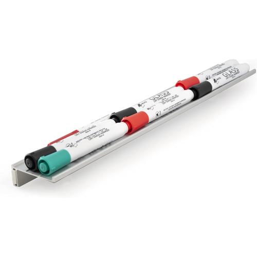 Audio-Visual Direct Magnetic Marker Tray, Silver