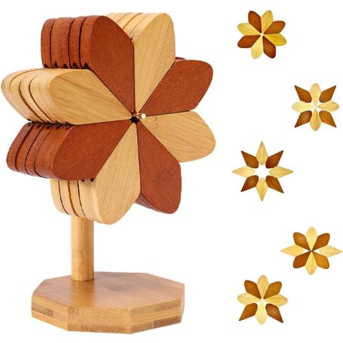 Wooden Trivets for Hot Dishes,Christmas Tree Trivet Table Mat Set,Wooden Treevet Tree Coasters for Hot Pots and Pans Christmas Decorations Gift for Women,Kitchen Gifts