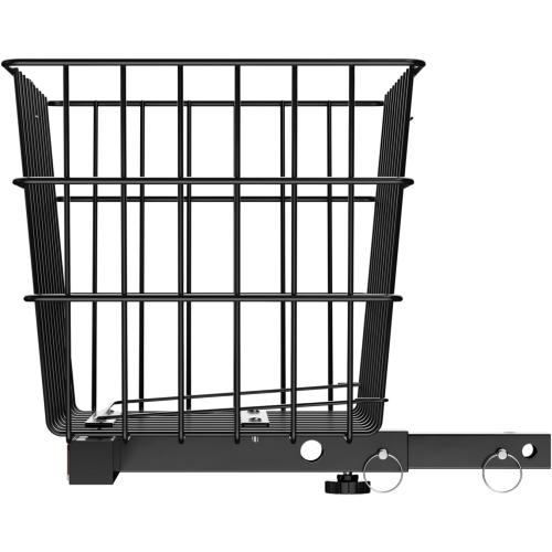 VEVOR Scooter Rear Basket, Heavy Duty Metal Wire Basket with Handle, Spacious Cargo Basket, Works with 1-inch Receiver, Compatible with Most Golden, Drive & Pride Mobility Scooter