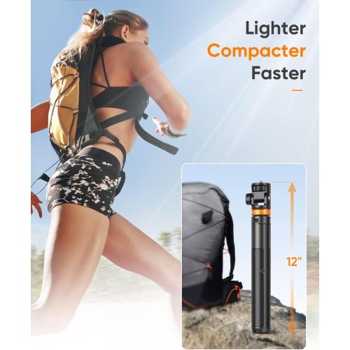 EUCOS 62 Phone Tripod, Tripod for iPhone & Selfie Stick with Remote, Extendable Cell Phone Stand & Ultimate Phone Holder, Solidest Phone Stand Compatible with iPhone/Android