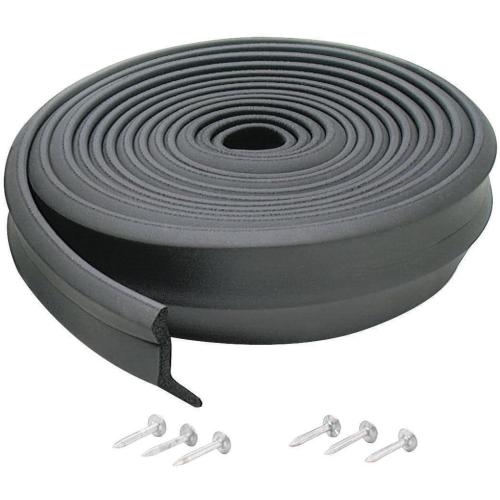 M-D Building Products 03723 9 ft. Black Rubber Garage Door Bottom Seal