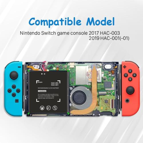 (5180mAh) 2026 Upgrade High Capacity Battery Replacement for Nintendo Switch 2017 HAC-003, HAC-001, HAC-A-BPHAT-C0, HAC-S-JP Game Console with Repair Tool Kit