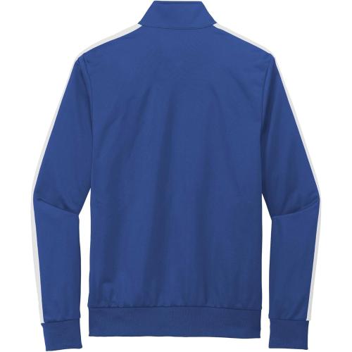 Size M SPORT-TEK Unisex Tricot Sleeve Stripe Track Jacket