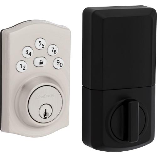 Kwikset 9240TRL-11P Traditional Powerbolt Electronic SmartCode Deadbolt with RCAL Latch and RCS Strike Venetian Bronze Finish