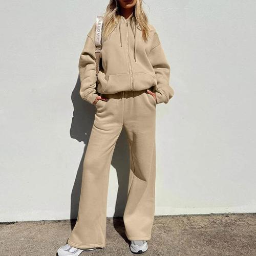 Size L Womens 2 Piece Sweatsuits Zip Up Sweatshirt and Sweatpants Set Fall Winter Jogger Tracksuit Set Thicked Sport Outfits