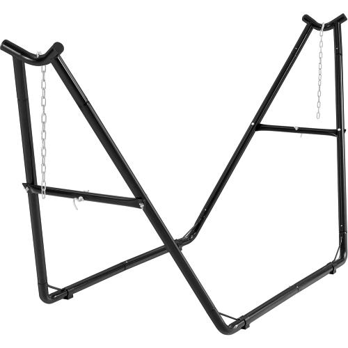 Homgava Universal 2-Person Hammock Stand, 660LBS Capacity,Heavy Duty Steel Hammock Stand, Fits 9.6-14ft Hammocks, Indoor and Outdoor Universal Hammock Stands,Black