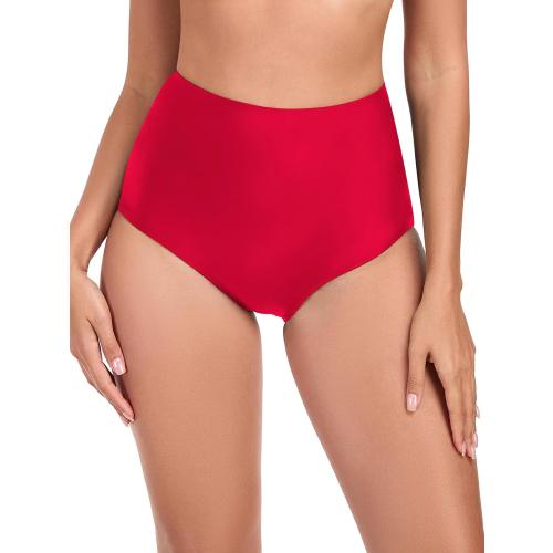 RELLECIGA Women's High Waisted Bikini Bottom Full Coverage Tummy Control Swimsuit Bottoms