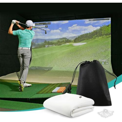Custom Impact Screen for Golf Training - Indoor/Outdoor, 4mm Thickened, Ultra Clear with Grommet Holes