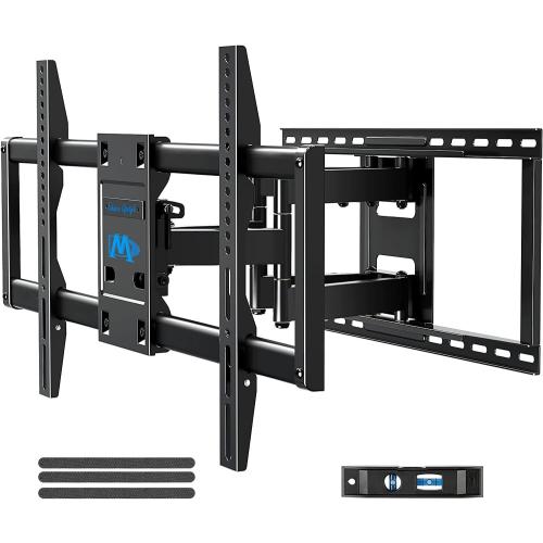 Mounting Dream TV Wall Mount TV Bracket for Most 42-90 Inch TV, Pre-Assembled Full Motion TV Mount with Articulating Arms, Max VESA 800x400mm 132 lbs. Loading, Fits 16, 18, 24 Studs, MD2298-XL