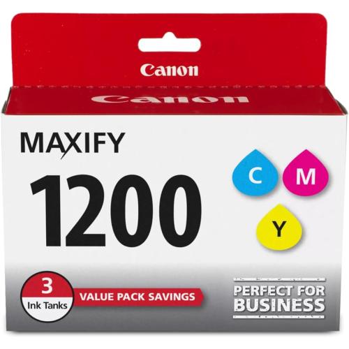 Canon MAXIFY PGI-1200 3Color Multi Pack Ink Compatible to MB2120, MB2720, B2020, MB2320, Cyan, Magenta, Yellow