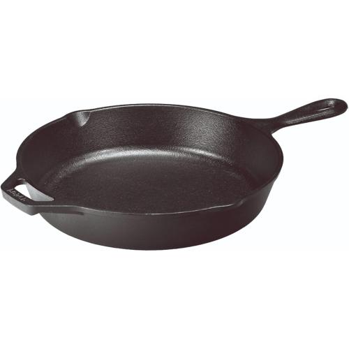 Lodge Seasoned Cast Iron Skillet 10.25 Inches - PFAS-Free, Non-Toxic Cookware - Use with an Oven, Stove, Grill, or Campfire - Naturally Non-Stick & Oven Safe
