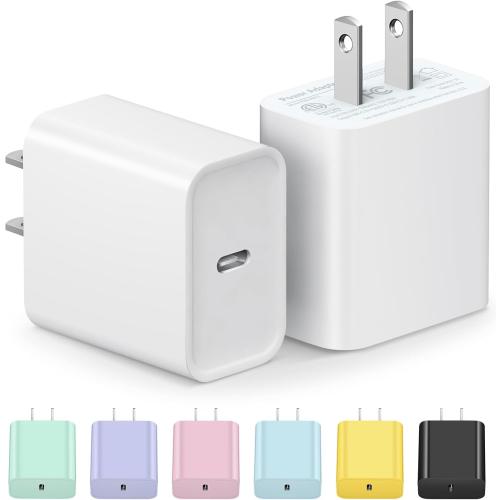 USB C Charger Block for iPhone 17 Wall Charger 20W Power Adapter for iPhone 17/17 Air/17 Pro/17 Pro Max, 16 15 14 13 12 11, iPad, Google, Samsung Fast and Convenient Charging, Type C Charger Bolck