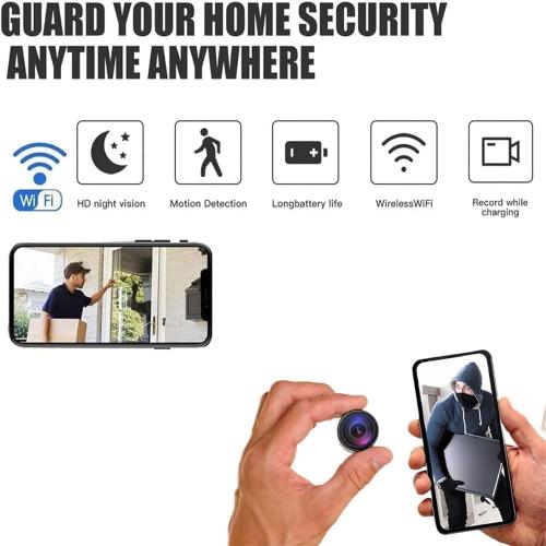 Camtrix Security Camera, Camtrix Magnetic Mini Security Camera, Mini 1080p HD Wireless Magnetic Security Camera, Night Vision Motion Detection Security Cam Covert Cameras with App (1PCS)