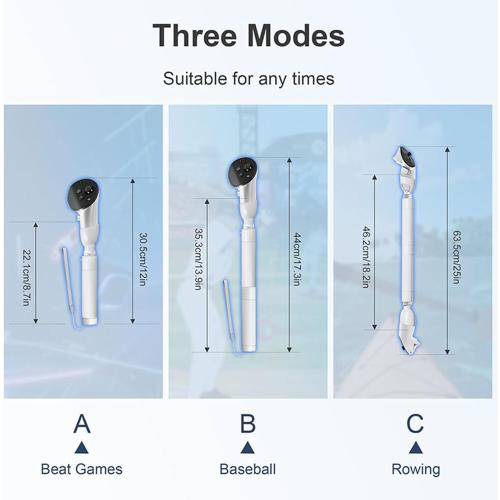 Handle Extension Grips for Meta Quest 3