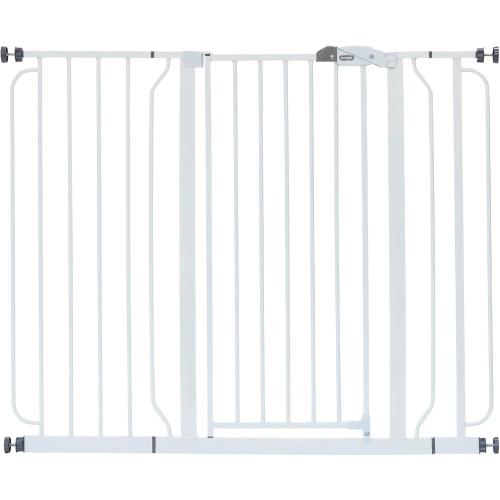 Wide Baby Gate for Doorways & Bottom of Stairs, Pressure Mounted Walk Through Baby Gate for Toddlers & Pets, Tested & Safe, American Designed, American Owned