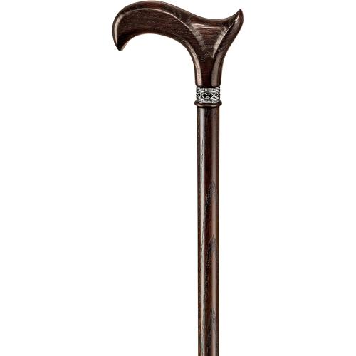 Asterom Handcrafted Walking Cane - Ergonomic, Derby, Wooden Canes for Men, Fashionable Walking Sticks for Seniors
