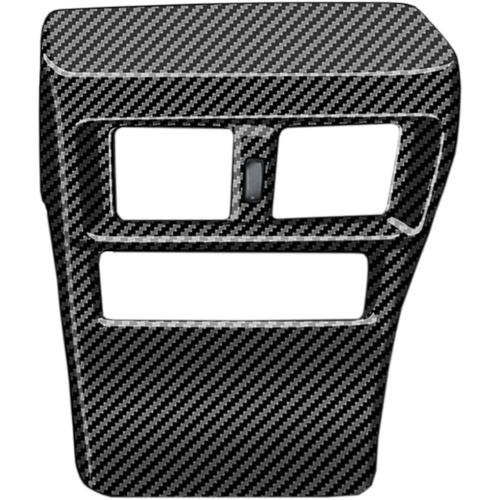 Rear Vent Decor for Toyota 4Runner 2025 2026 Interior Accessories (NOT Fit TRD Pro/TrailHuner) Anti-kick Vent Cover Center Consoles ABS Trim (Carbon Fiber, Rear Vent Cover)