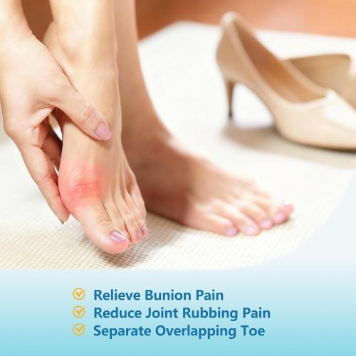 2-Pack Bunion Corrector for Women Big Toe, Big Toe Straightener, Instant Pain Relief, Wide Non-slip Strap Design, Soft and Breathable, Perfect for Everyday Wear.（M）