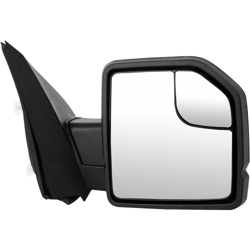 ECCPP Tow Mirror Towing Mirror Compatible With 2015-2020 For Ford For F-150 Pickup With Right Side Power Adjusted Turn Signal Light Temperature Sensor With Black Cap Housing