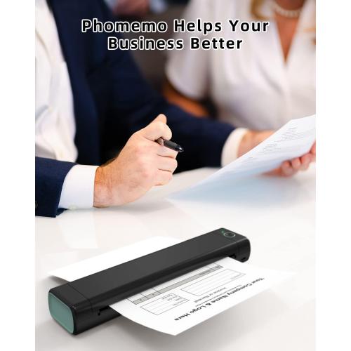 Phomemo Thermal Printer Paper 8.5 x 11 Inch, Advanced Thermal Printing, Phomemo Paper Compatible with M08F-Letter, M832, M834, A285M, with Brother Letter Portable Printer, Size 8.5 x 11, 100 Sheets