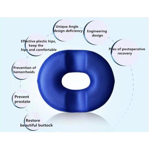 Best to Buy Memory Foam Donut Ring Comfort Foam Medical Seat Cushion for Hemorrhoid, Sciatic Nerve, Pregnancy Tailbone Pain (Black)