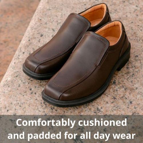 Size 8.5 wide Color Black Deer Stags Men's Greenpoint Dress Comfort Slip-on Loafer