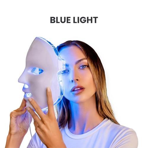 Light Beauty Mask - Led Face Mask Light Therapy - Red Light Therapy Mask for Face - LED Facial Skin Care Mask